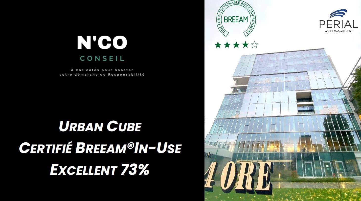 Retour sur une certification BREEAM® In-Use, Part 1 Asset Performance, niveau Excellent 
